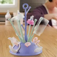 Бутылочки сушилка соска сушилка Симпатичные дерево Форма держатели чашек для полка для кормления Съемная легко чистить