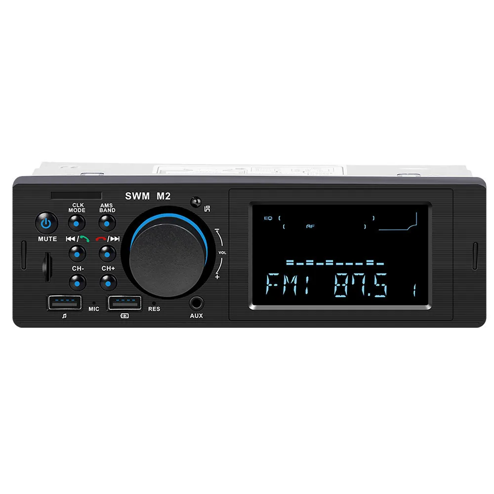 

New Car MP3 Player Bluetooth 4.0 FM Radio AUX MP3 Audio Player Support USB SD TF Card Time Display With Remote Control Radio