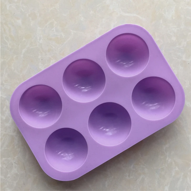 

1PC Silicone Half Ball Sphere Baking Mould DIY Chocolate Cupcake Cake Mold Color Random