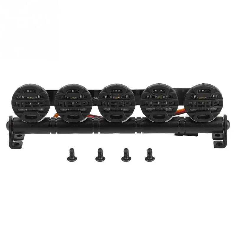 

130mm Remote Control Crawler Truck LED Lamp Bright Light Bar for 1:10 1:8 RC Car Part Aluminum Alloy + Plastic RC Parts
