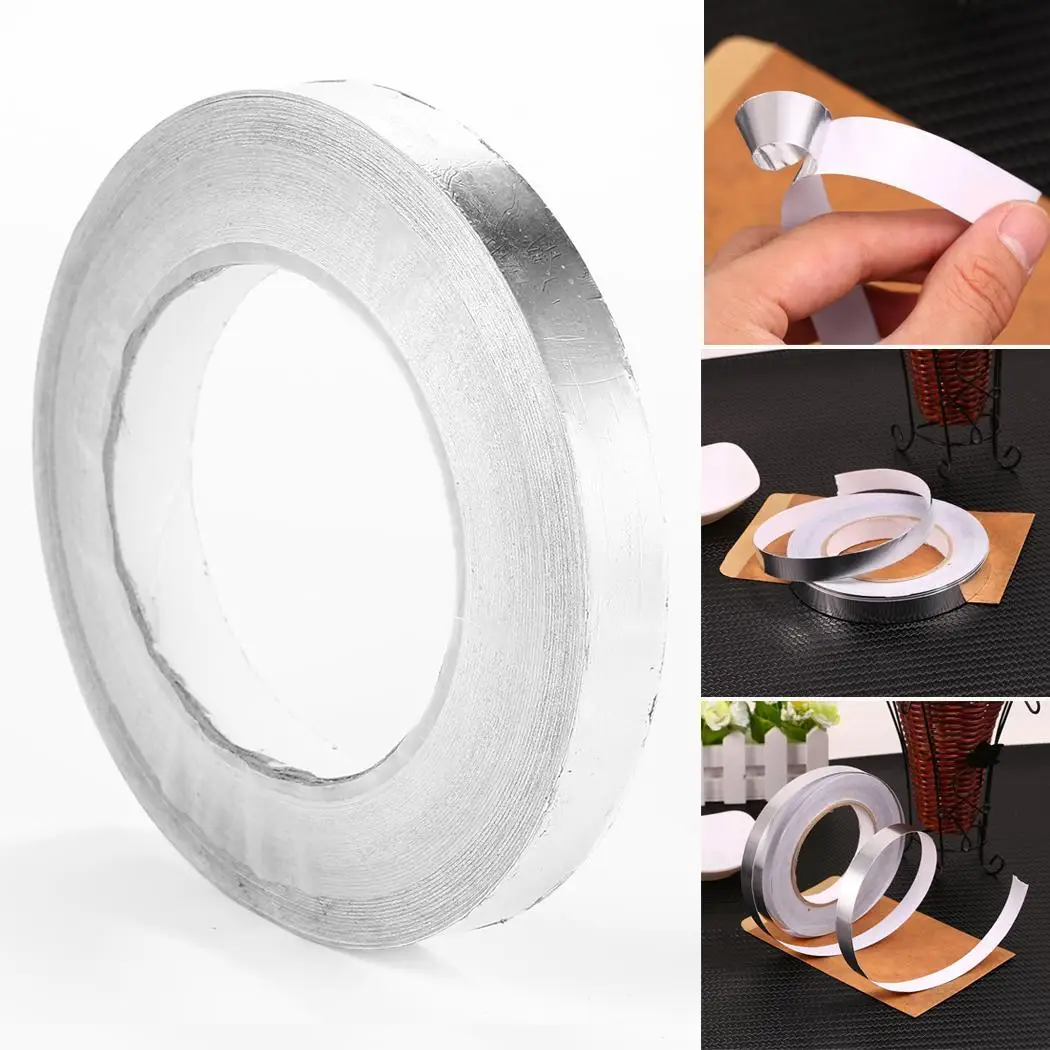 6inch Sealing Aluminium Repairs Heating Foil Duct 158inch Silver 0 5cm 1 Roll 400cm Tape Adhesive | Обустройство дома