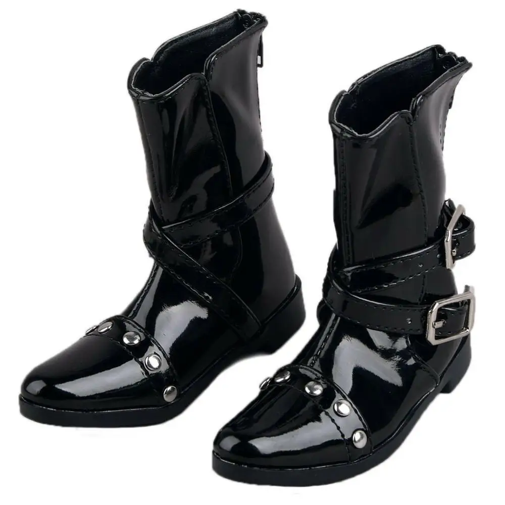PF 17# 1//3 SD DZ AOD BJD Dollfie Synthetic White Doll Leather Boots Shoes