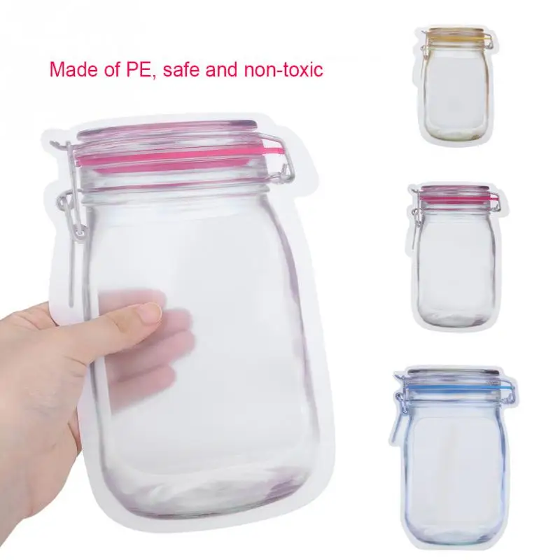 

10pcs/Set Food Saver Storage Bag Kitchen Organizer Children Snack Bag Food Storage Bags