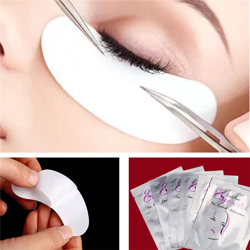 

Rakado False EyeLashes Extension Tool Under Tape Eyelash Supply Medical Double Eyelid Sticker Tools Pad Individual 50PCS/25Packs