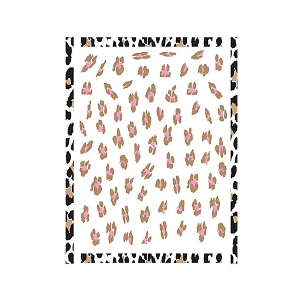 Leopard Print Pattern Переводные картинки для дизайна ногтей модные наклейки подходят