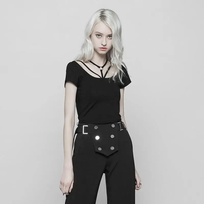 

Punk Rave Women's Strappy Goth Top OPT-252