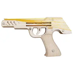 Игрушечные пистолеты для детей на открытом воздухе Деревянные 3D Puzzle Пистолеты для унисекс детский подарок