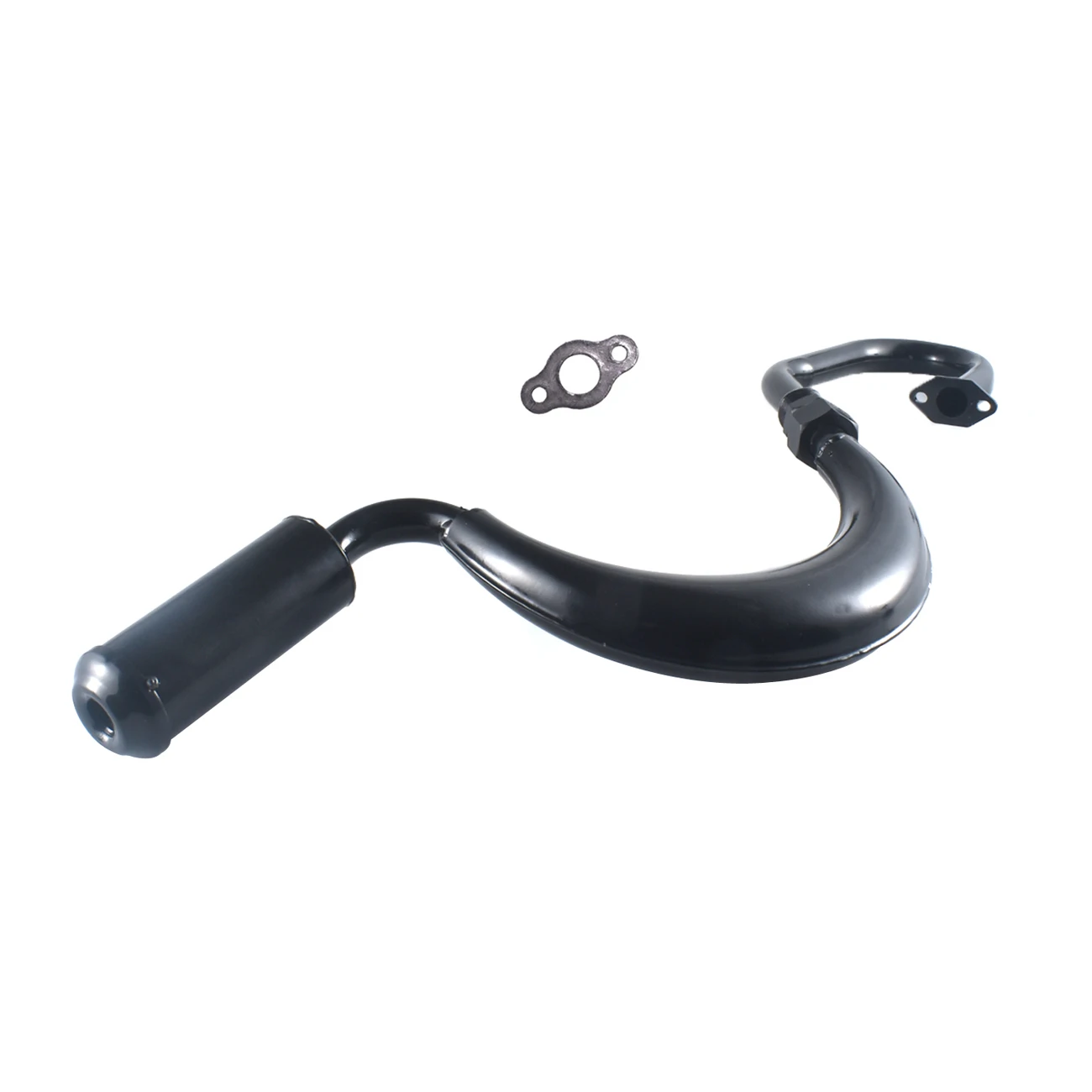 

BLACK Pipe Exhaust Muffler For 50cc 80cc bike gas engine motor parts