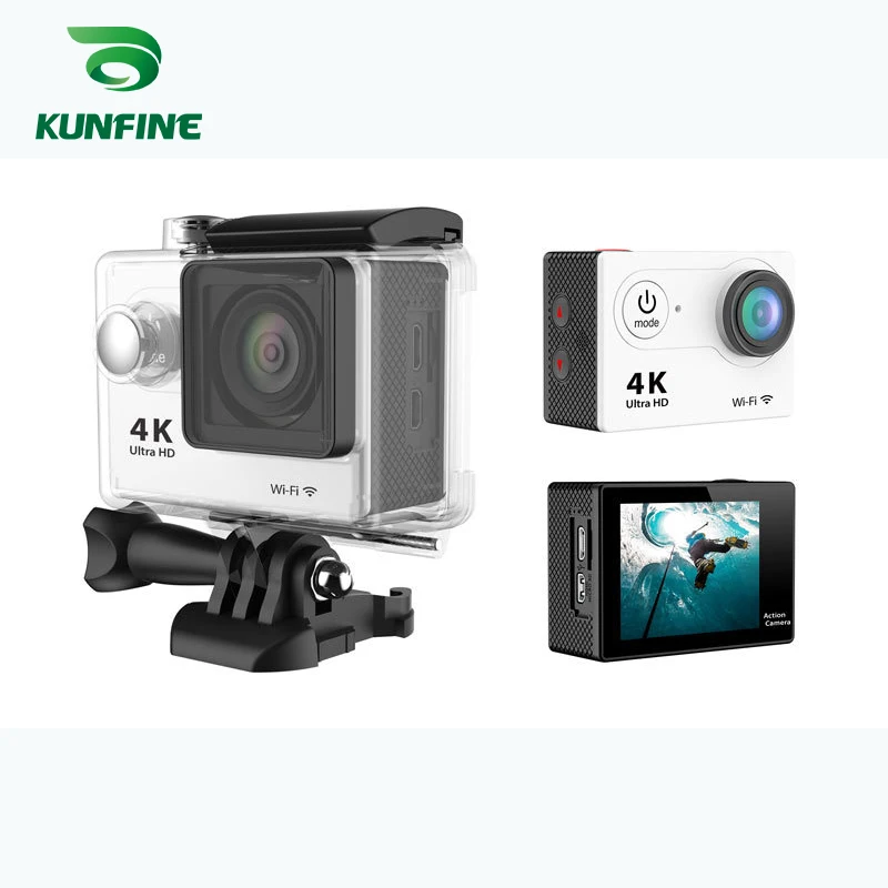 KUNFINE Ultra HD 4K спортивная видеокамера DV Action 2 0 &quotэкран 170 WiFi CMOS сенсор