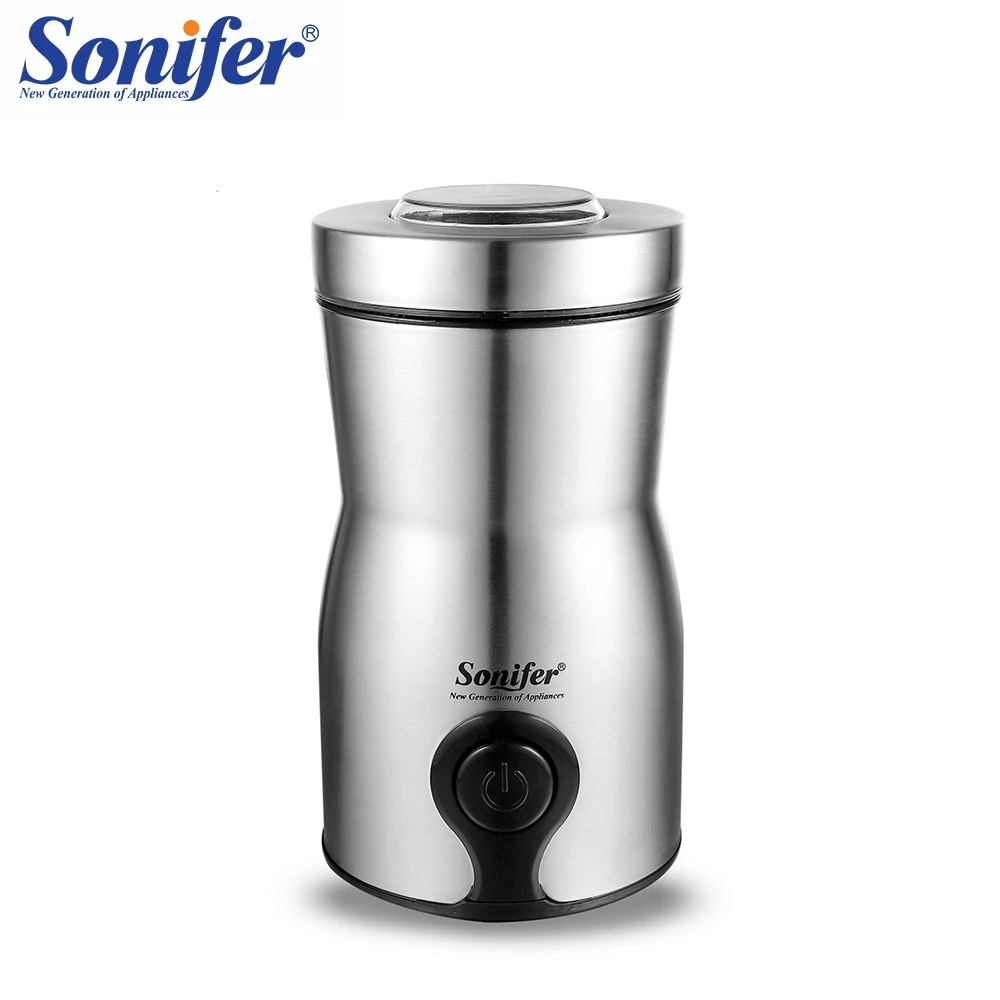 

220V Original Mini Electric Coffee Spice Grinder maker Stainless Steel Beans Mill Herbs Nuts Sonifer