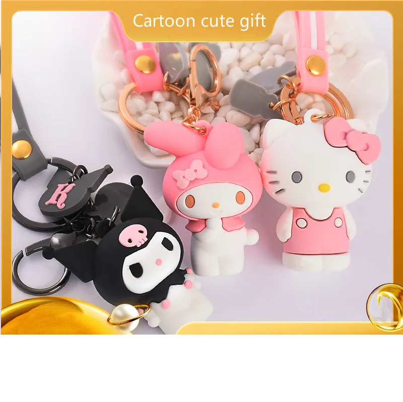 

1PC Hot Sale Kids Toys Soft Key Chain Mini Keychain For Boys And Girls Cartoon Man Woman Bag Pendant Cute Key Chain Ring SL112