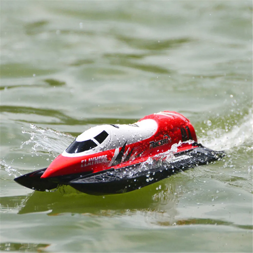 Быстрая скорость бега RC лодки водонепроницаемые 28 км/ч скоростная лодка летняя
