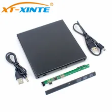 9,5 мм USB 2,0 Внешний привод DVD CD DVD-Rom IDE Чехол Коробка привода оптом для ноутбука компьютера