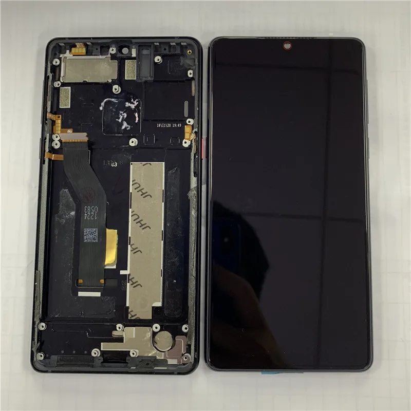 

Original For 5.99" ZTE Nubia Z18 NX606J Axisinternational AMOLED LCD Display Screen With Frame+Touch Screen Digitizer Assembly