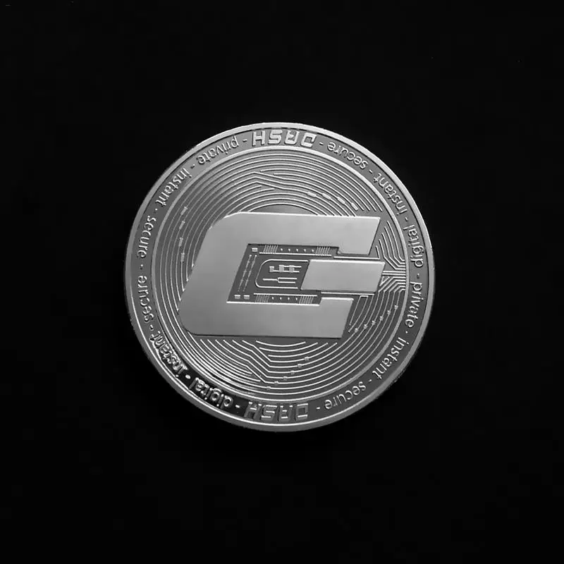 Non-currency Coins Bitcoin Ethereum/Litecoin/Dash/Ripple Coin 5 kinds of Commemorative Coin Drop Shipping