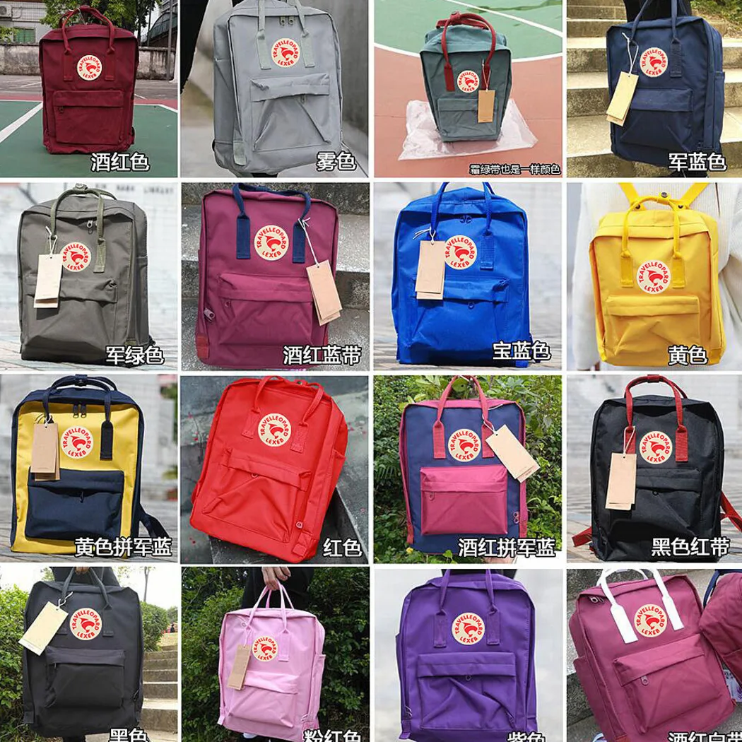 Original Mochilas Kanken mochila Kanken Mini Mochila clásica de 2018 hombres y mujeres impermeable moda bolso de escuela con Fox logotipo Original Mochilas Kanken mochila Kanken Mini Mochila clásica de 2018 hombres y mujeres impermeable moda bolso de escuela con Fox logotipo