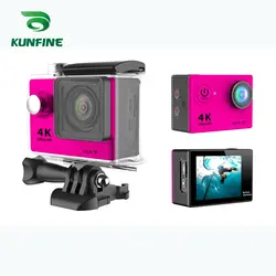 KUNFINE Ultra HD 4K спортивная видеокамера DV Action 2,0 "экран 170 WiFi CMOS-сенсор Водонепроницаемый 7 цветов H9