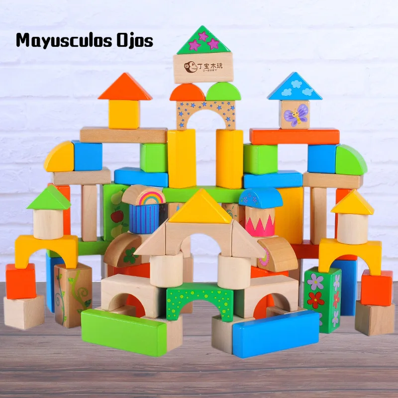 

82PCS City Overpass Train Track Traffic Scene Combination Children Parent-child Interactive Wooden Educational Toys