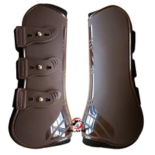 4 шт. лошадь неопрена сухожилия ботинок. Лошадь Прыжки защиты пара, коричневый цвет