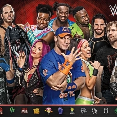 Wwe Group 17 ламинированный плакат (34x22)|Таблички и знаки| |