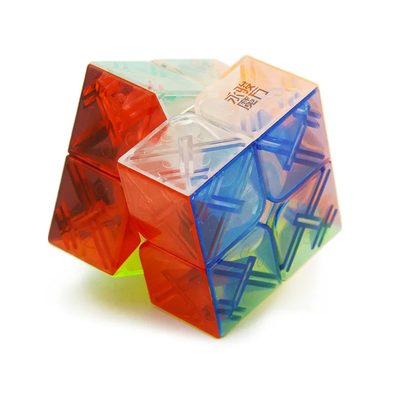 YJ два шага прозрачный цвет 】2 шага цвет со скользкой магический куб Студент Дети Alpinia Oxyphylla раннего детства игрушки