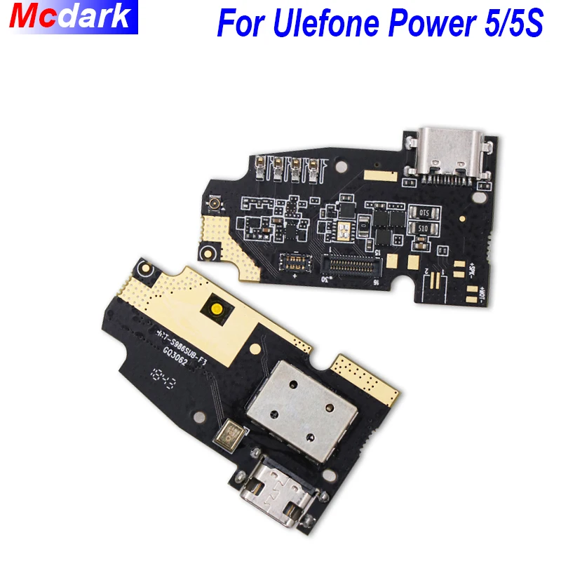 

For Ulefone Power 5/5S Micro USB board Plug Charge Port Board Connector Flex Cable Microphone Board For Ulefone Power 5/5S