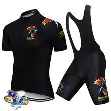 Лето г. Велоспорт Джерси комплект горный велосипед Костюмы MTB Велосипедный Спорт Одежда Майо Ropa Ciclismo для мужчин