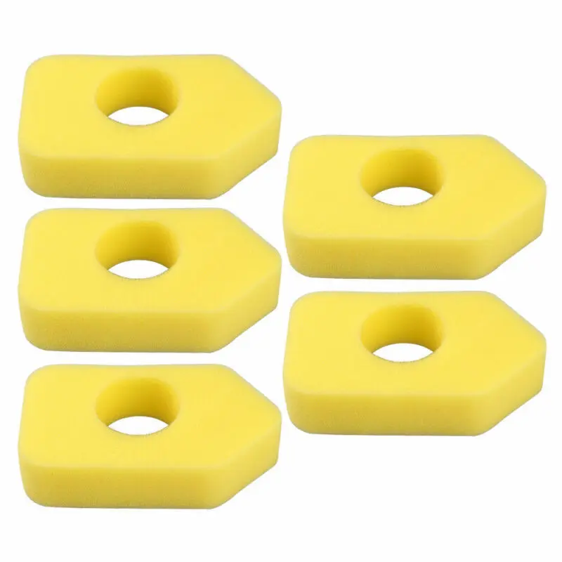 5pcs Yellow Air Filters For Briggs & Stratton 698369 5088D 5088H 5086K 4216 5099 Yellow foam air filter 98900 9b900 9c900 Series
