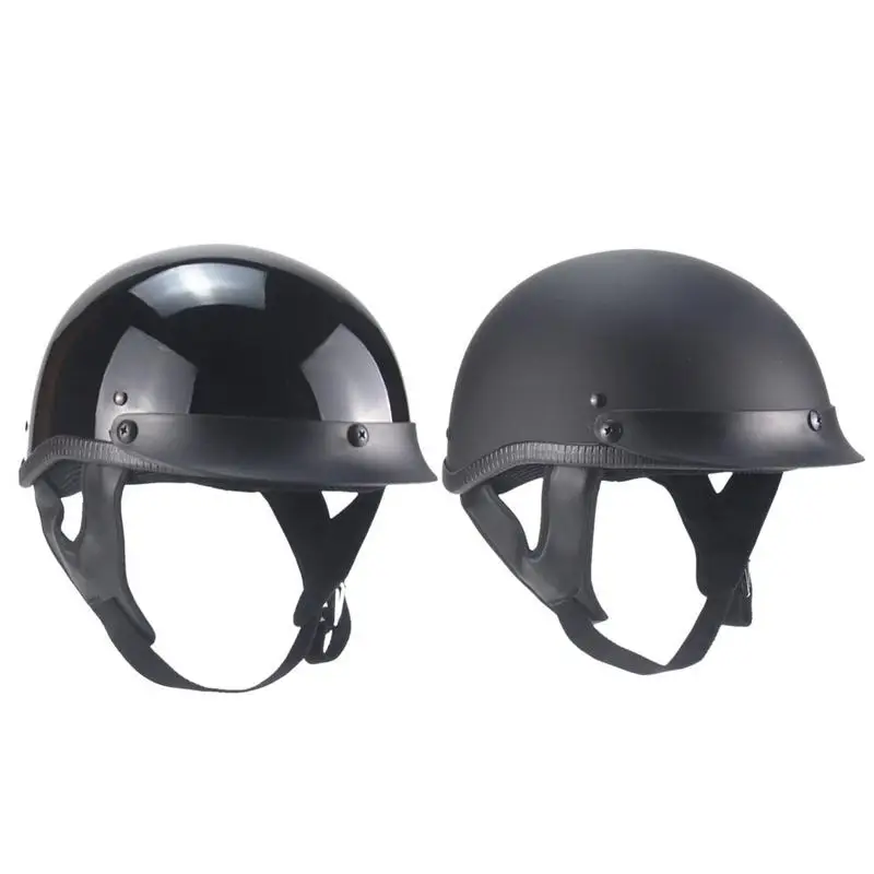 

Motorcycle Half Helmet German Style Retro Personality Summer Open Face Cruiser Electric Scooter Chopper Helmet For Men Women