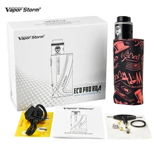Vapor Storm ECO Pro 80w RDA Electronic Cigarette Starter Kit Graffiti OLED Screen Without 18650 Battery Vape Mod Lion RDA Kits Vapor Storm ECO Pro 80w RDA Electronic Cigarette Starter Kit Graffiti OLED Screen Without 18650 Battery Vape Mod Lion RDA Kits