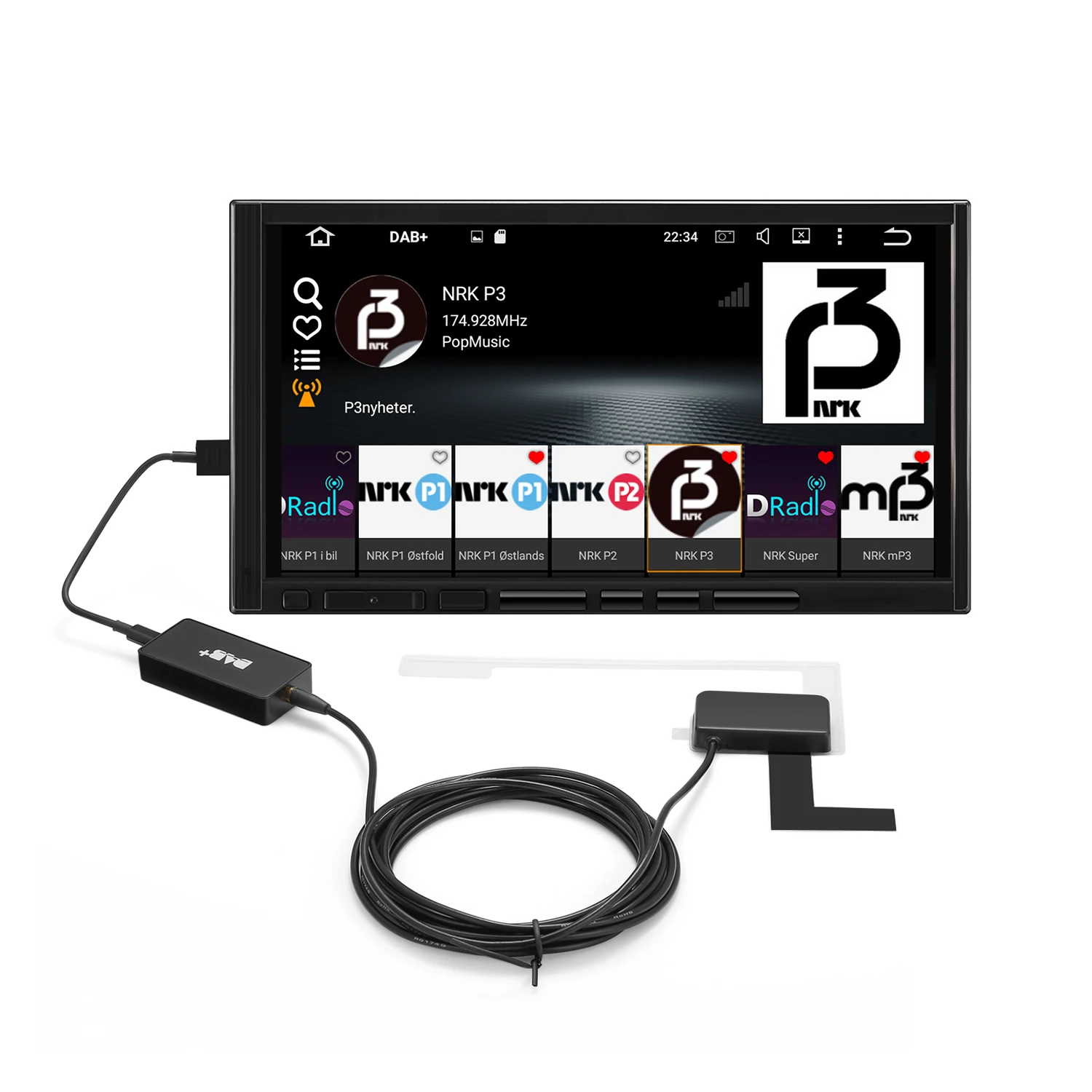 ZEEPIN BOX2 DAB/DAB + 301 Автомобильная цифровая активная антенна для автомобильной