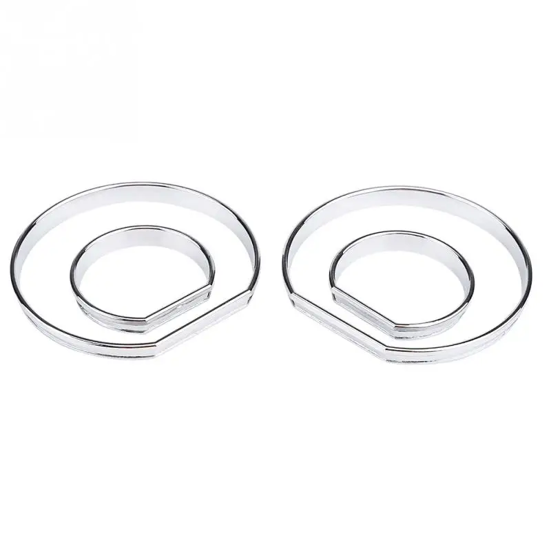 4pcs Car Front Dashboard Speedometer Gauge Decoration Frame Chrome Gauge Dash Dial Rings Trim for BMW E46 Auto Replacement Parts 4pcs Car Front Dashboard Speedometer Gauge Decoration Frame Chrome Gauge Dash Dial Rings Trim for BMW E46 Auto Replacement Parts