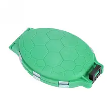 12 отсеков рыболовная приманка коробка Черепаха Форма Водонепроницаемый ABS приманки коробка приманки держатель Крючки Чехол для хранения Pesca аксессуар