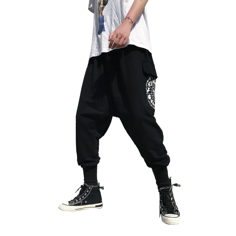 Men's Trousers 2019 Spring And Summer New Youth Popular Loose Big Hanging File Hip Hop Feet Pants Youth Casual Men's Clothing Men's Trousers 2019 Spring And Summer New Youth Popular Loose Big Hanging File Hip Hop Feet Pants Youth Casual Men's Clothing