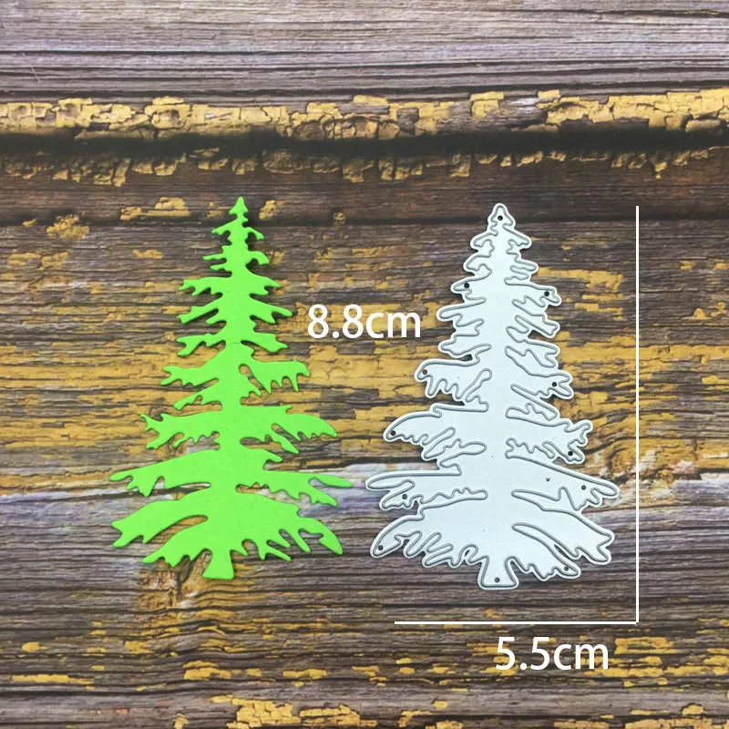 

Christmas Tree Metal Cutting Dies Stencil For DIY Scrapbooking Paper Card Decorative Craft Embossing Die Cuts New Design 2019