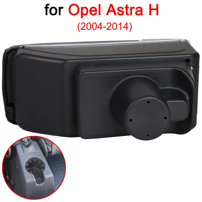 Cena Dla Opel Astra podłokietnik ze schowkiem Opel Astra H uniwersalny główny schowek w podłokietniku w samochodzie uchwyt na kubek popielniczka akcesoria do modyfikacji