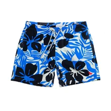 Мужские пляжные шорты с рисунком черного цветка быстросохнущие пляжные брюки с треугольной сетчатой подкладкой шорты для серфинга пляжная одежда Бермуды для серфинга шорты