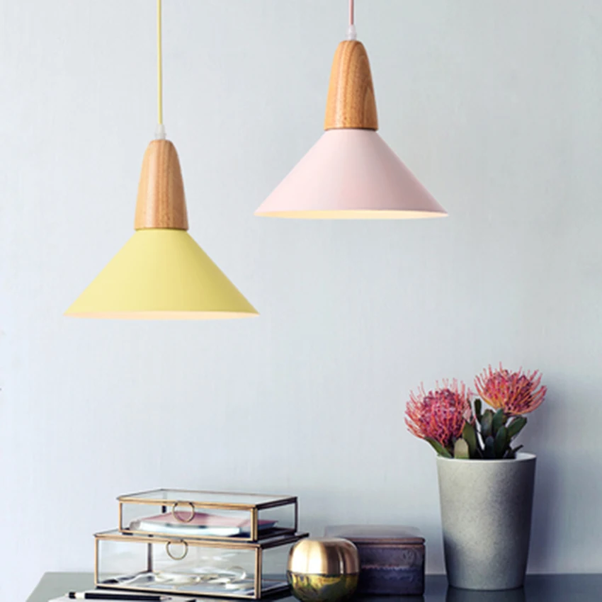 

Nordic Modern LED Pendant Lights Aluminum Lampshade Pendant Lamps Restaurant Coffee Bar Kitchen Fixtures Deco Lighting Luminaire