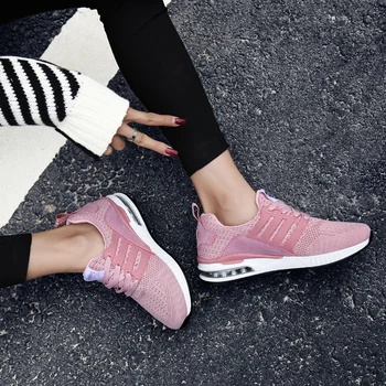 

2019 new Women Running Shoes Breathable sport shoes Air cushion Outdoor Men Sneakers Trainer Shoes Unisex walking Lightweight