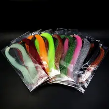 100 шт витая флашабу Голографическая мишура для ловли нахлыстом, завязывающая Хрустальная вспышка для приманка с крючками, материал для изготовления