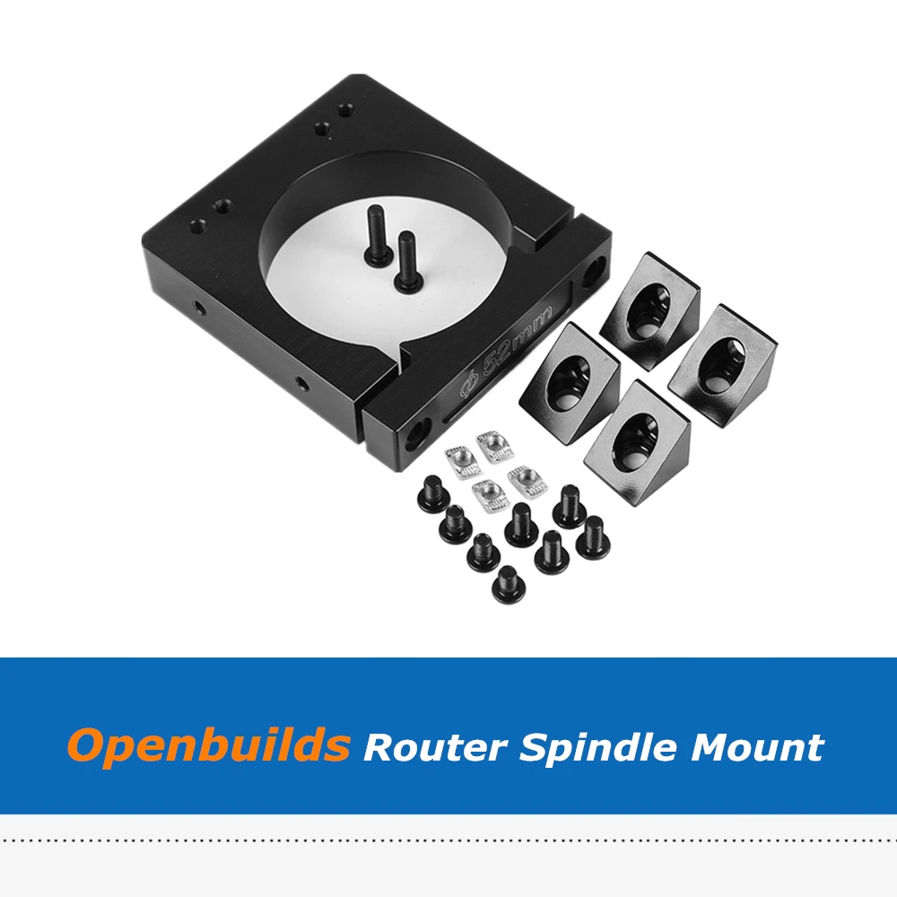 Roteador para Cnc Kit de Montagem do Eixo Conjunto Openbuilds 71mm Alumínio 3d Impressora Peças Diy 1 52mm 65mm - Imagem 2