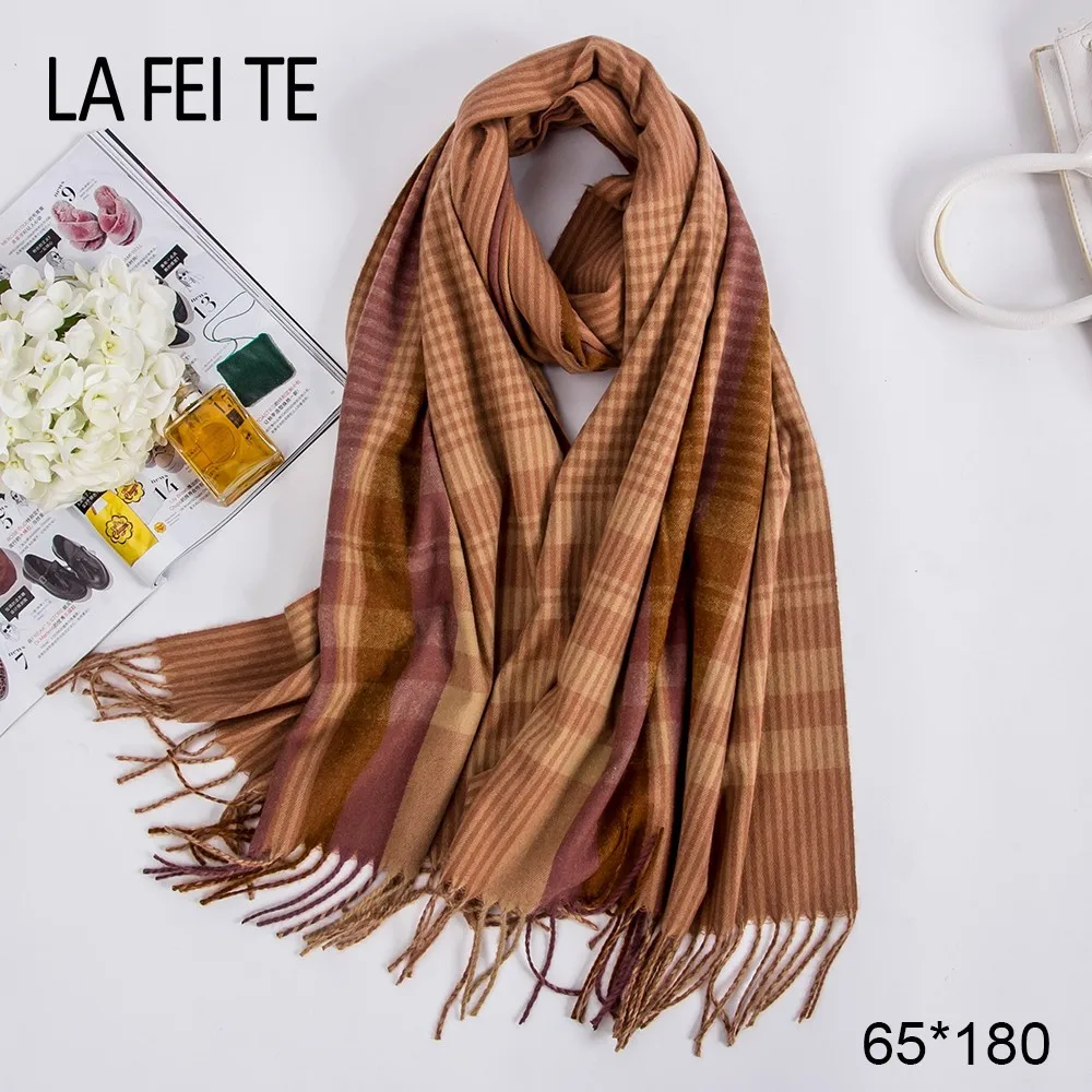  Cashmere Men Scarves Long Female Shawls Handkerchief Crinkle Hijab Stoles Pashmina Women Scarf Luxu