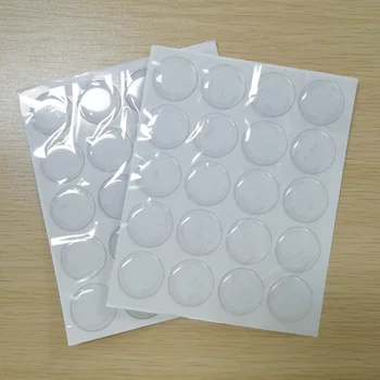 

40/50pcs Epoxy Resin Patch Dots Bottle Caps DIY Crafting Round 25MM Self Adhesive Bottle Cap Stickers Transparent 3D Crystal
