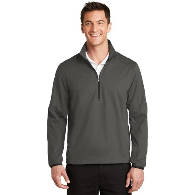 Port Authority J716 Mens Active 1 by 2-Zip Soft Shell Jacket Grey Steel - Extra Small | Мужская одежда