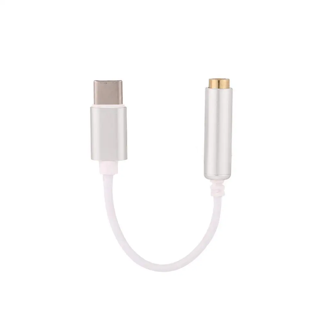 

Outdoor Cable 7inch 3.5mm Earphone 12cm Metal Type-C Mobile for to 4 Phone Adapter Audio Indoor
