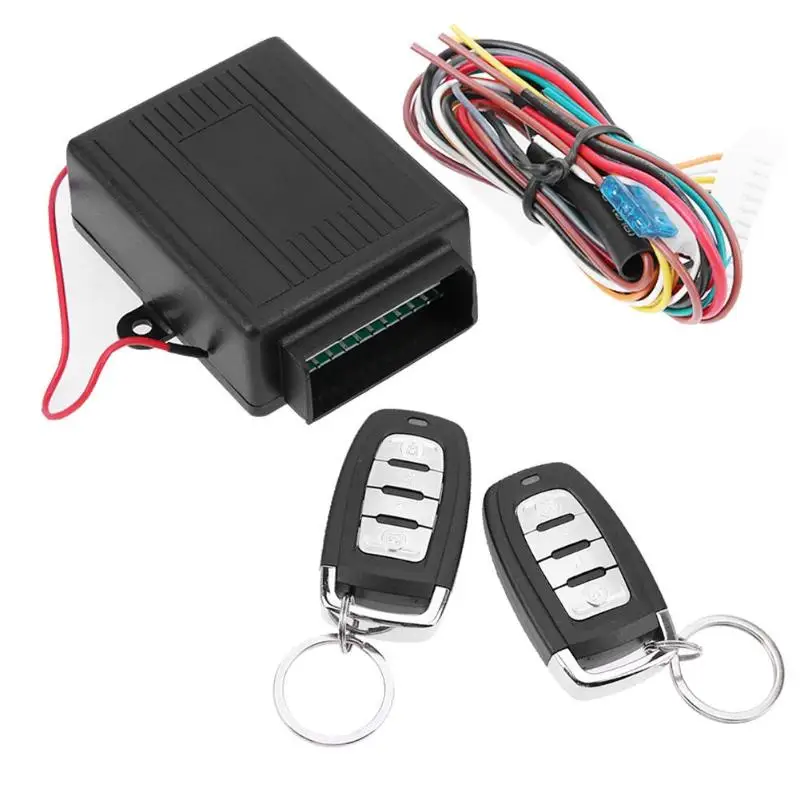 

Universal 12V Auto Remote Central Kit Door Lock Locking Vehicle Keyless Entry System with Remote Controller Car Alarm System New