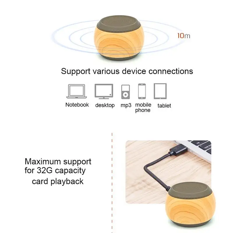 Беспроводной Bluetooth 4 2 динамик со встроенным микрофоном портативный ответ на
