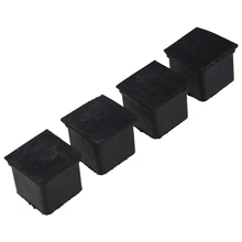 40 шт резиновый стул стол ножной чехол мебель ноги протекторы 20x20 мм