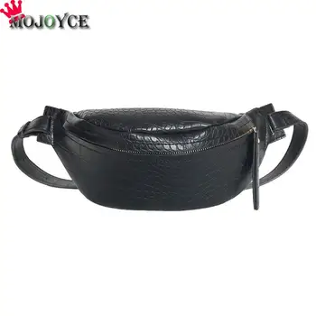 

Alligator Pattern Hobos Solid Color Women Waist Bag Leather Fanny Packs Ladies Crossbody Chest Belt Bags