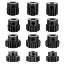 48DP 3,175 мм хромированная сталь шестерни 13-15T 16-18T 19-21T 21 T-23 T Мотор шестерни комбо для 1/10 автомобильный двигатель с 3,175 мм вал